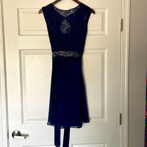 Navy blue dress